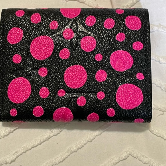 Louis Vuitton x Yayoi Kusama victorine wallet pink and black - Picture 2 of 16